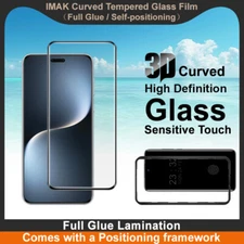 For Honor Magic7 Pro, imak Full Glue 3D Curved Tempered Glass Screen Protector