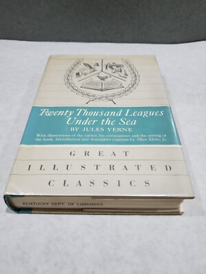 Twenty Thousand Leagues Under The Sea 1952 Hardback, Jules Verne Science Fiction