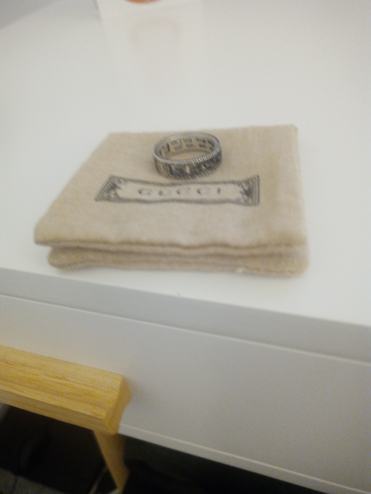 mens silver gucci ring eBay