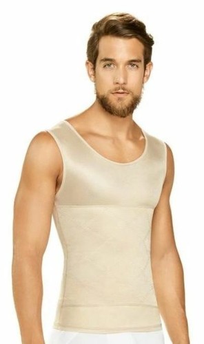 MEN'S COLOMBIAN BODY SHAPER CAMISETA POWERNET ABDOMEN CONTROL GEORDI 002007 - Picture 13 of 14