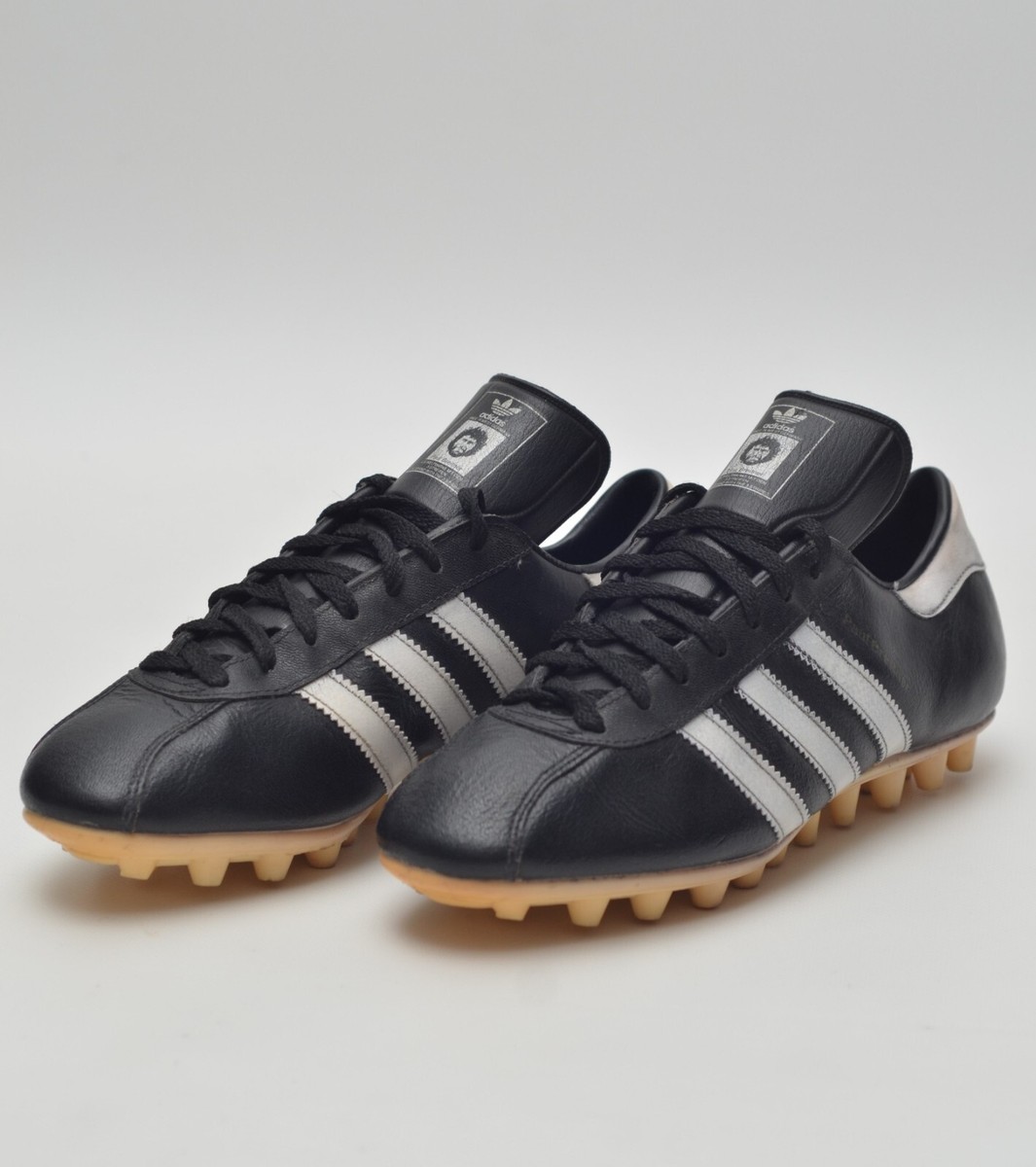 Adidas Paul Breitner Vintage Retro Black Leather Bayern Munich