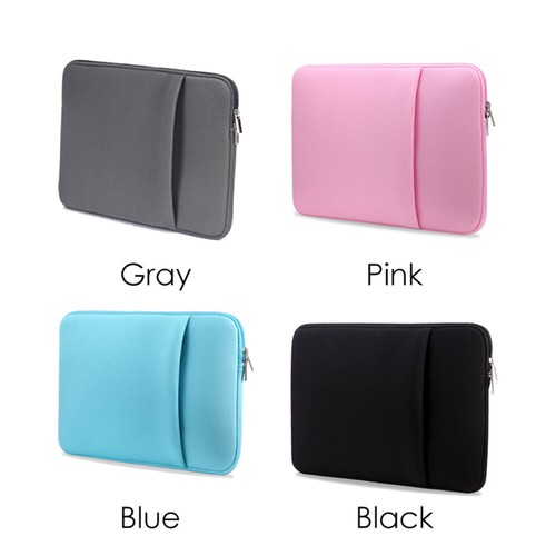 B2015 Laptop Sleeve Soft Zipper Pouch 11”/12”/13”/14”/15”/15.6”/17” Bag B3L8 - Afbeelding 8 van 12