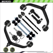 Control Arm w Ball Joints Tie Rod End Sway Bar For Chevrolet Silverado 2500 HD