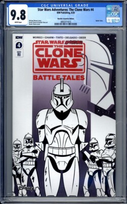 STAR WARS ADVENTURES: CLONE WARS #4 -1:10 Retailer Incentive  CGC 9.8 - IDW 2020
