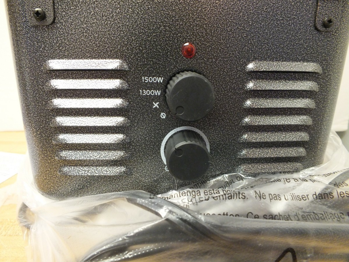 Thermo Sphere Utility Heater with Thermostat 1300 / 1500 Watt 5120 BTU |  eBay