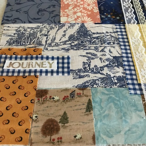 Journey Fabric & Lace Bundle Slow Stitching Junk Journal Book Binding Quilting - Picture 7 of 9