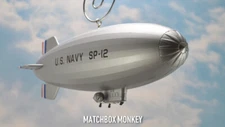 WWII US Navy Blimp SP-12 Custom Christmas Tree Ornament Naval Aircraft Adorno