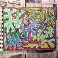 Drawing 11X14" Oil Pastel on Paper