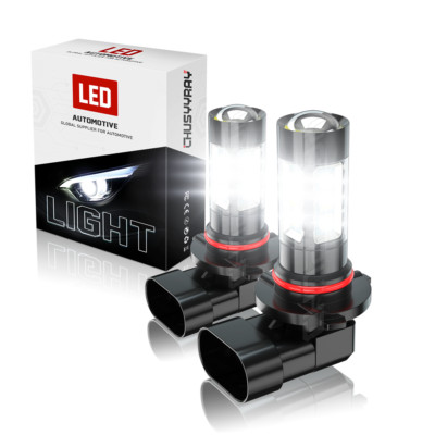 Pair 9145 9140 H10 White Fog Light Bulb for MITSUBISHI Eclipse 2008-2012