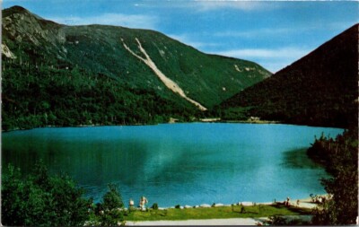 Postcard Echo Lake Franconia Notch New Hampshire NH
