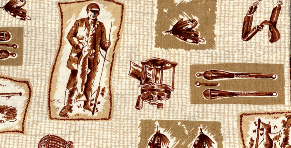 Raytex Fabric Inc Fishing Design Fishing Pole 1 1/4 X 25 in eBay