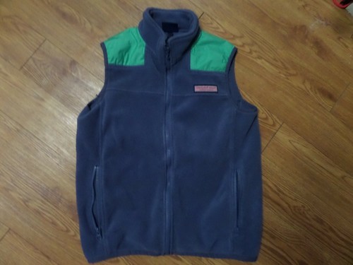 GREEN FLEECE VEST YOUTH LARGE 
