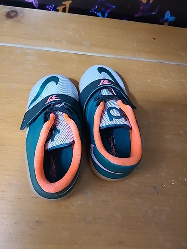 Nike Kevin Durant KD VII Mystic Green sneakers TODDLER SIZE 7c - Picture 4 of 10