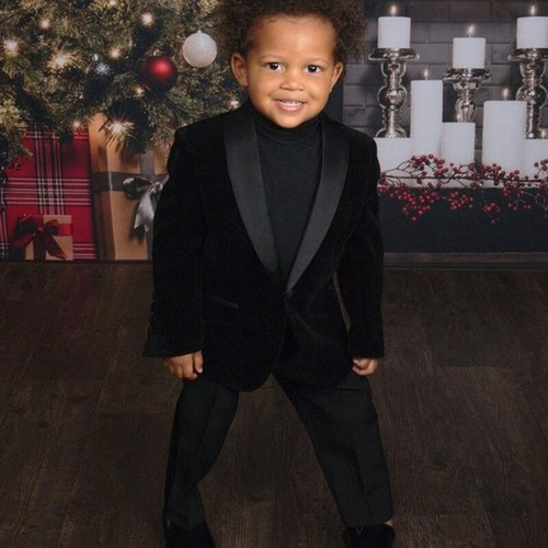 1 Jahr Geburtstag Kleid Baby Jungen grün Samt Blazer Jacke Hose Anzug Partykleidung - Bild 2 von 11