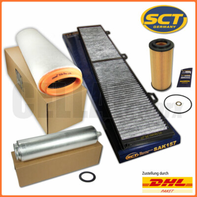 BMW 3er E90 E91 325d 330d Inspektionspaket Filterset Filtersatz Filter 4-tlg.