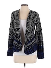 Nic + Zoe Women Blue Blazer P