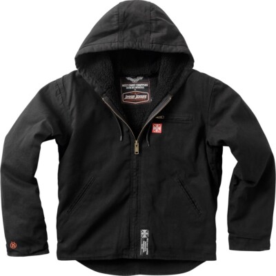 WCC West Coast Choppers Herren Jacke Sherpa Lined Canvas Work Jacket WCCJS164ZW