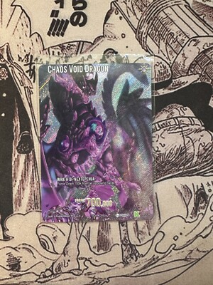 Otherverse TCG Kickstarter 1st Ed - Chaos Void Dragon Secret Rare 014