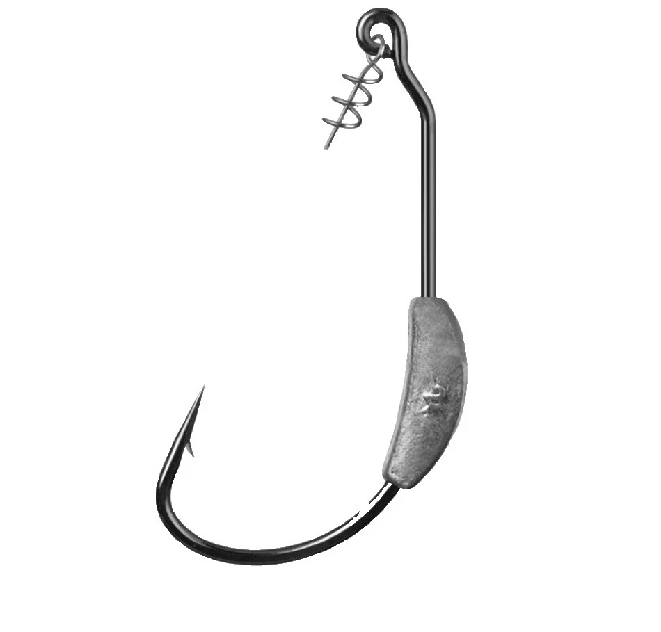 Gancho de plástico blando/Gusano ganchos de pesca