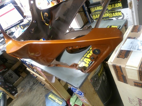 Yamaha FJ1200 3YA 1991-1999 Pulpit 3XW-28351-00 XL13271 UPPER FAIRING PLASTIC - Picture 6 of 11