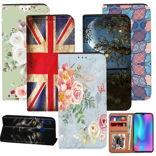 PU Leather Stand Mobile Phone Stand Cover Case - For Samsung Galaxy A Series