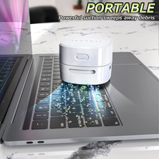 Desk Vacuum, Mini Desktop Vacuum Cleaner with USB Charging Crumb Vacuum Cleaner