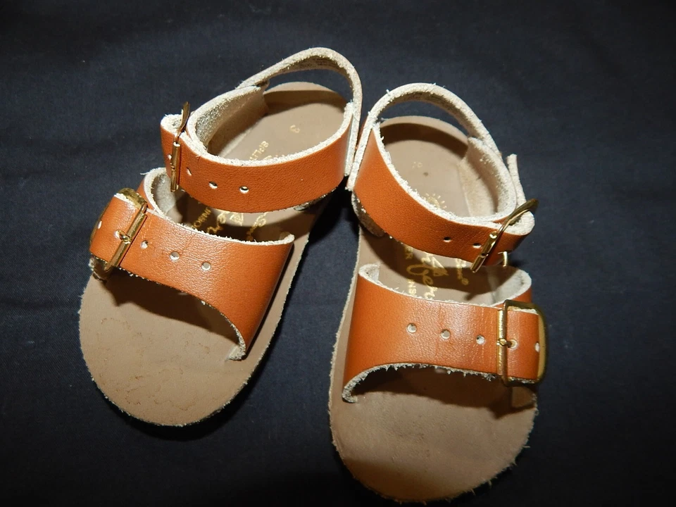 Sandalias de agua salada Sun-San, gancho y bucle estilo surfista, bronceado, infantil 4 Foto 3 de 4