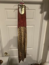 NWOT InCharacter Voodoo Priestess Costume Adult Size Medium Dress Cincher Cuffs