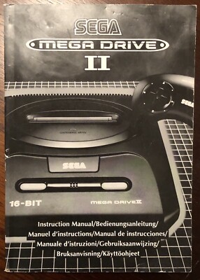 MANUEL D'INSTRUCTIONS LIVRET Sega MegaDrive PAL + japonais + Genesis