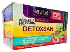 Detoxsan Total Detox Tea by Betel Natural - Whole Body Detox Formula - 24 TeaBag