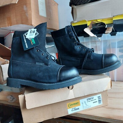 HYTEST STEEL TOE BOOTS STRONGHOLDS 8'' INSULATED 11.5 EEE  NEW IN BOX 04025
