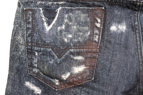 Diesel Men's Blue Denim 0833D Safado Regular Slim Straight Jeans Size W32 L30 - Picture 16 of 22
