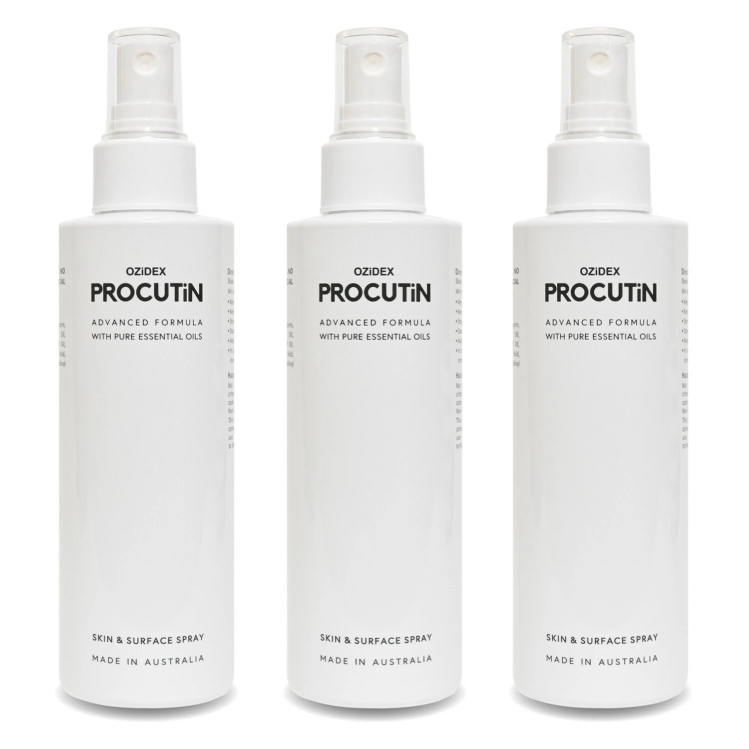 Treat Blepharitis Dermatitis Acne Rosacea Demodicosis Solution | PACK x 3 | 3in1
