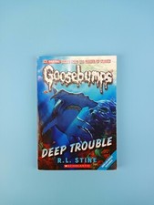 RL Stine Goosebumps Deep Trouble Revised 2008 Paperback Book VGUC