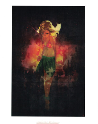 Edwin Ushiro ''A Broken Love Sonnet'' Lithograph print. MINT CONDITION
