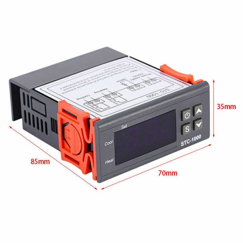 STC-1000 Digital Temperature Controller Thermostat NTC Probe Sensor AC110-220V - Picture 5 of 13
