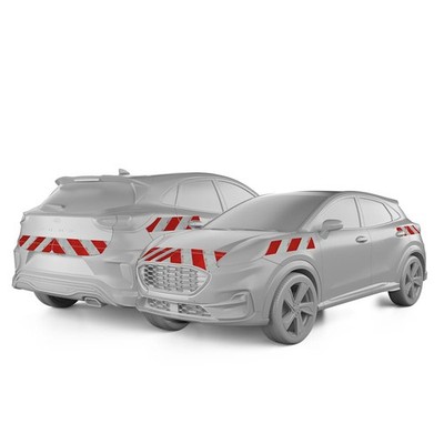 reflecto Kfz-Warnmarkierung passgenau für Ford Puma Baujahr ab 04-2024