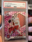 2021 Panini Mosaic Variations AFC Patrick Mahomes II #221 Mosaic Camo Pink Prizm