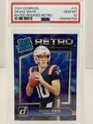 2024 PANINI DONRUSS RATED ROOKIES RETRO #16 DRAKE MAYE PSA 10 PATRIOTS RC