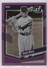 2023 Panini Donruss Holo Purple Sam Rice #164 HOF uk2