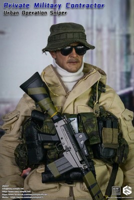 1/6 12インチサイズ U.S.M.C. Sniper Operation 1:6 Easy & Simple PMC Urban Operation Sniper AWS Sniper Rifle for
