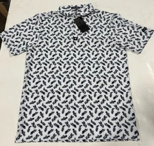 Bad Birdie Men’s “Caddie By Day” Core Stretch Performance Polyester Golf Polo