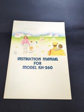 Brother knitting machine KH260 Instruction book original book