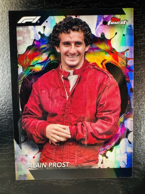 2024 Alain Prost Refractor Topps Finest #286 F1 Formula 1