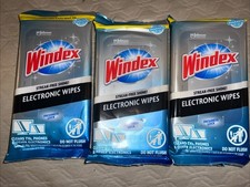 Windex Electronic Cleaning Wipes,Pre-Moistened Screen Wipes 3 Packs Of 25