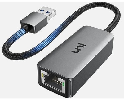 UNI USB Ethernet Adapter 3.0 auf RJ45 LAN Gigabit Adapter (Treiberfrei) *NEU*