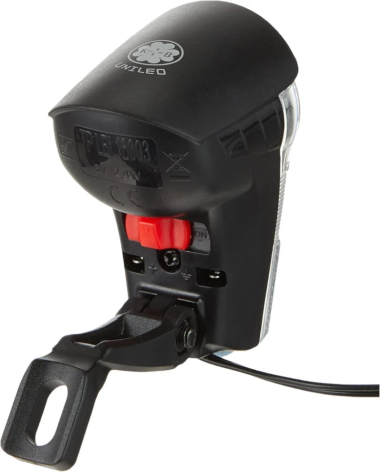 BÜCHEL Fahrradlicht Vorne mit Schalter I Dynamo Betrieb möglich I 25 LUX I StVZO - Image 2 of 4