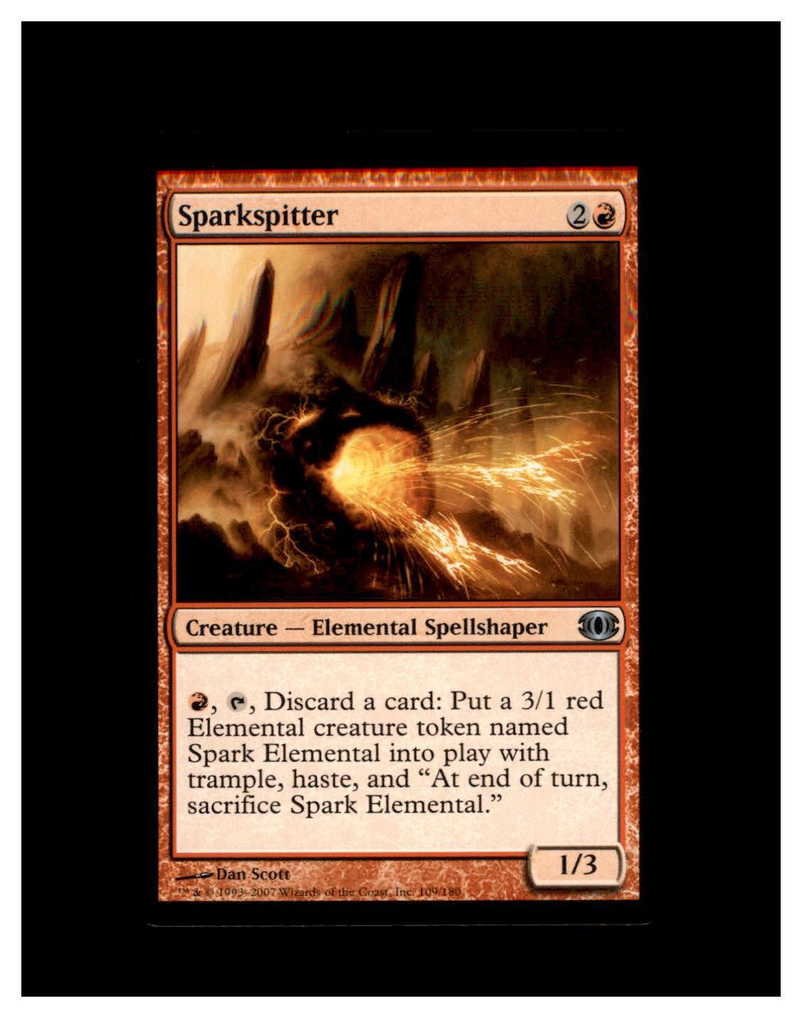 Sparkspitter 109 Uncommon Future Sight Magic: The Gathering Lightly Played