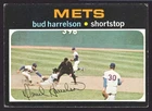 1971 Topps -  Bud Harrelson #355 - EX - Nolan Ryan on Card