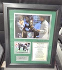 Reggie White Philadelphia Eagles Signed Autograph Framed Info Plaque NO COA